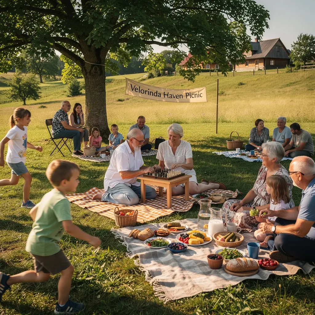 Džiaugsmingos šeimos akimirkos, besidalijantys patirtimi su seneliais.